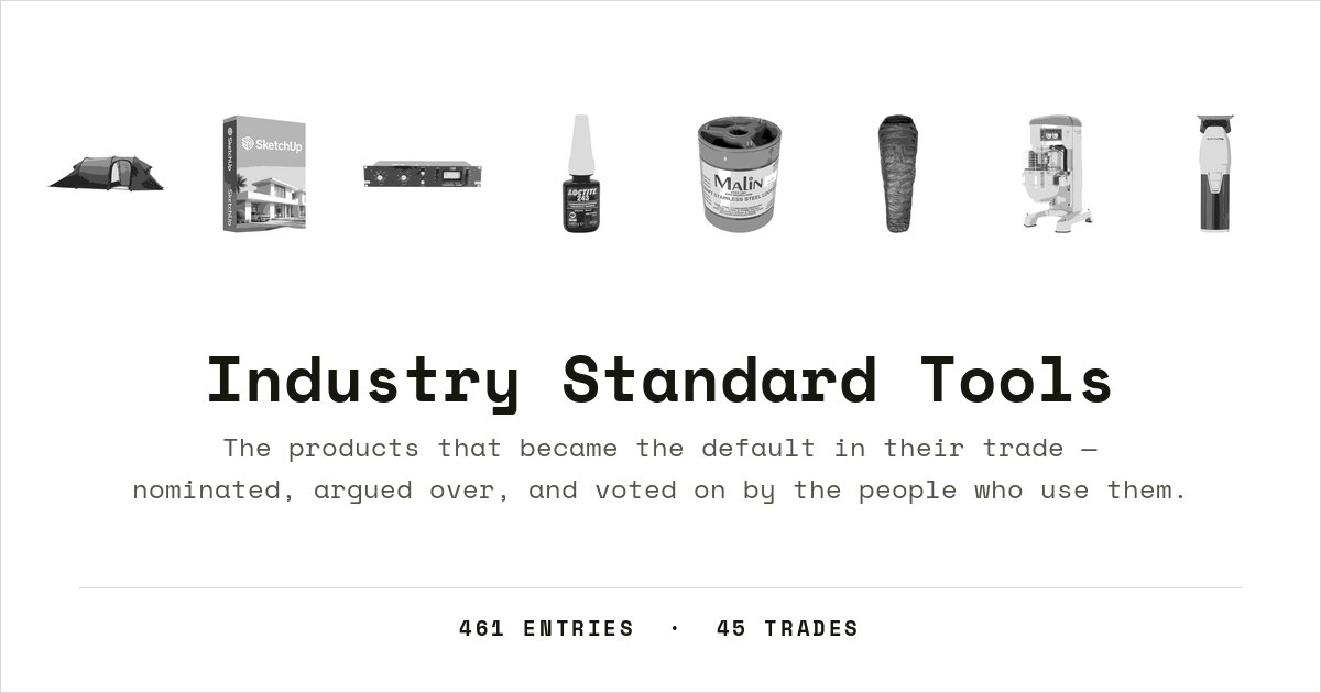 https://industrystandard.tools/ social preview image